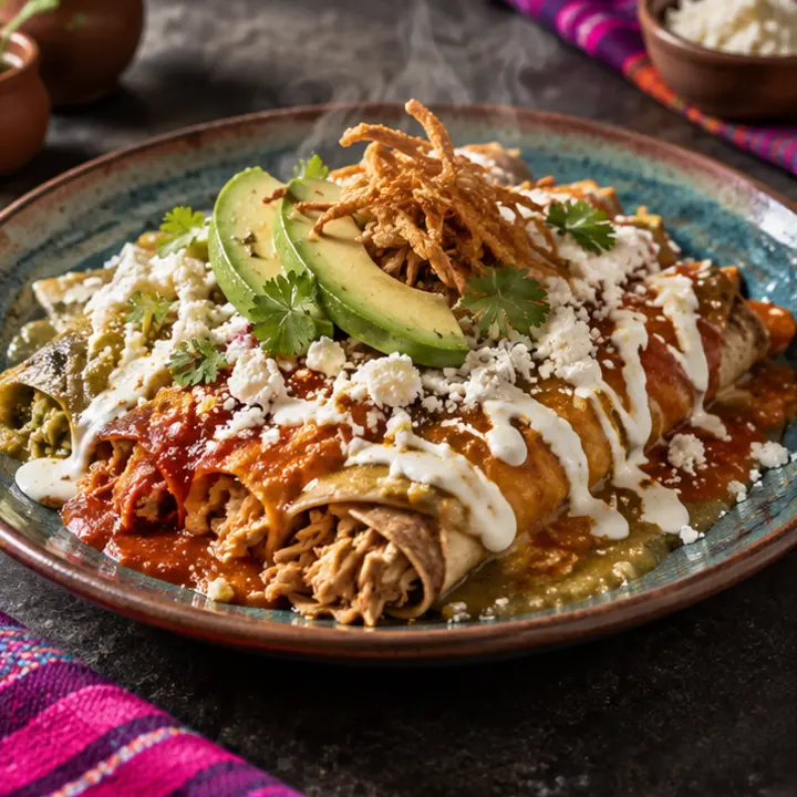 Enchiladas 43, recién preparado