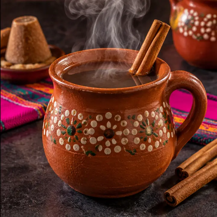Café de olla, recién preparado